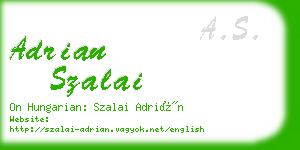 adrian szalai business card